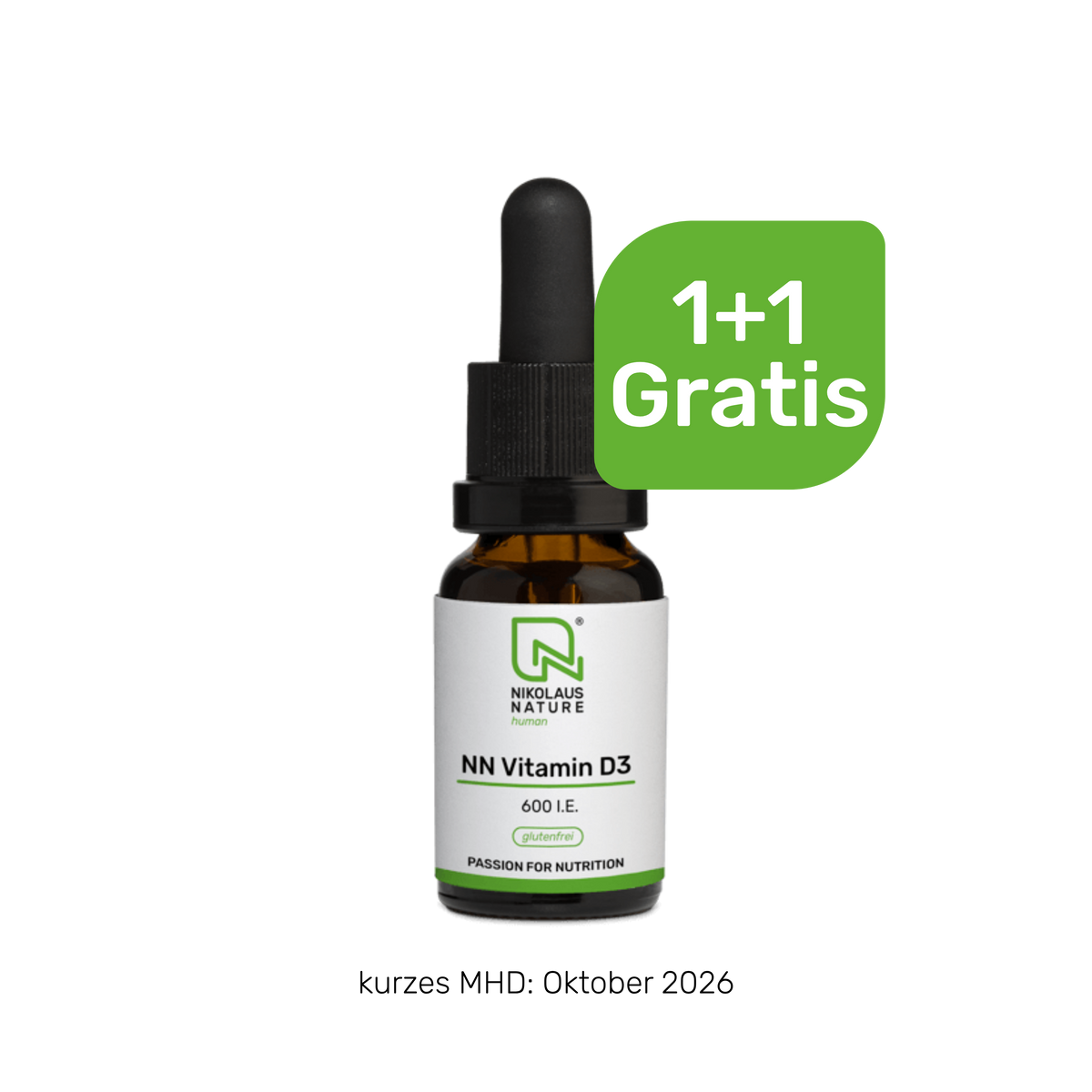 NN Vitamin D3 600 1+1 GRATIS